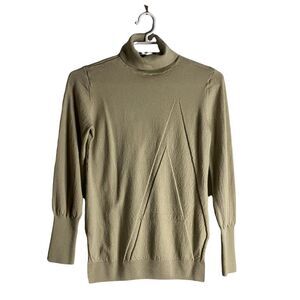 Armani Exchange Women’s Soft Tan Turtleneck Sweater